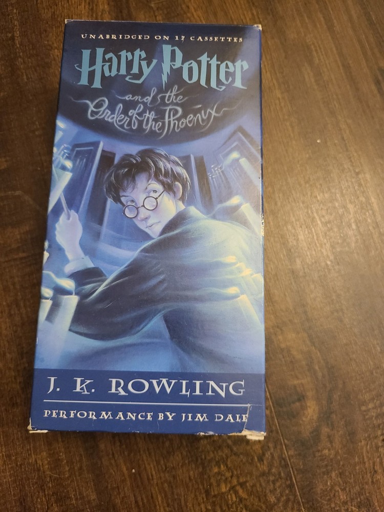 Harry Potter 7 Cassette Audio Book. Order of The Phenix J.K