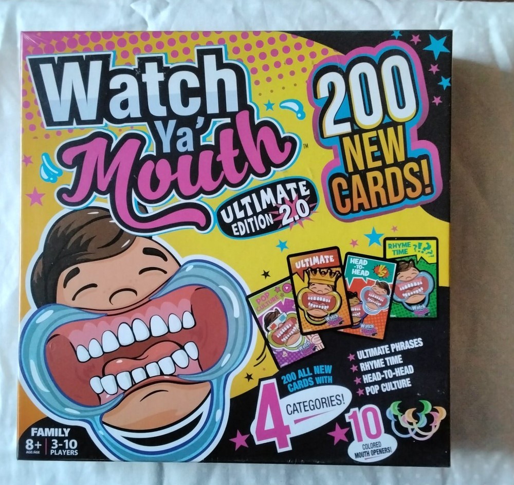 Watch Ya Mouth Ultimate Edition Party Game New Sealed