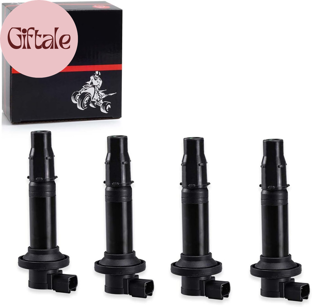 Ignition Coil 4 Pcs Compatible with Yamaha YZF-R6 YZF R6 1999 2000 2001 2002 5EB