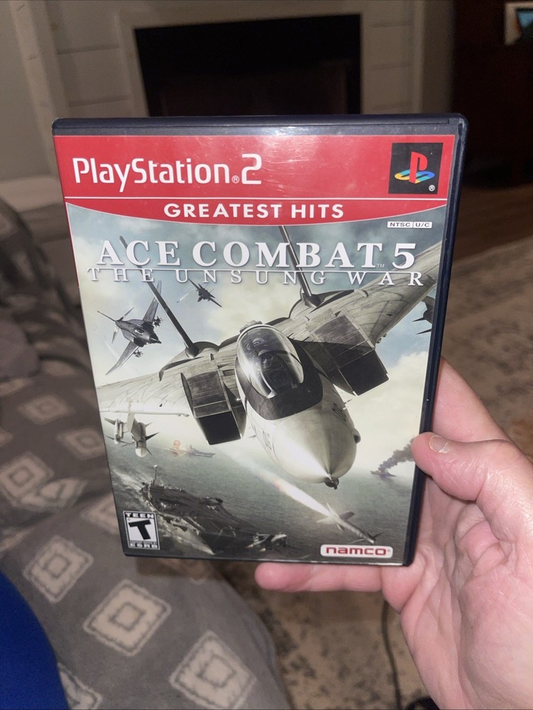 Ace Combat 5: The Unsung War (Sony PlayStation 2 ) PS2 COMPLETE Tested Free Ship-image