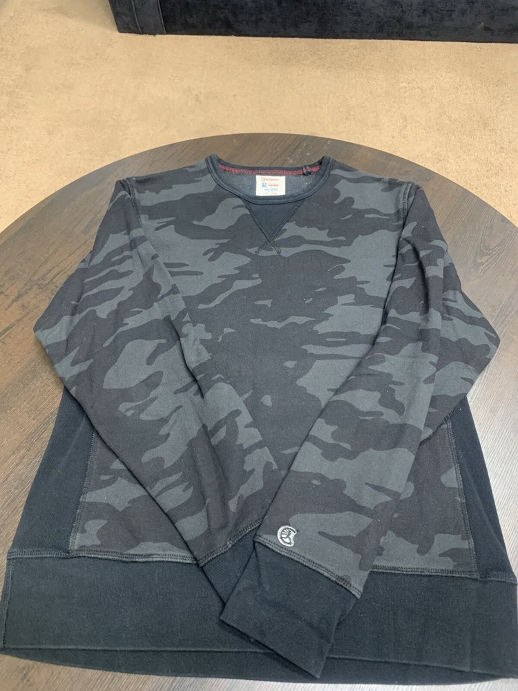 Todd Snyder x Champion Camo Sweatshirt Long Sleeve Men Large