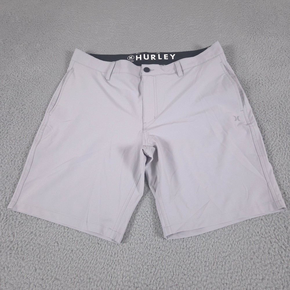 Hurley Shorts Mens 38 Gray All Day Hybrid Walk Bermuda 9