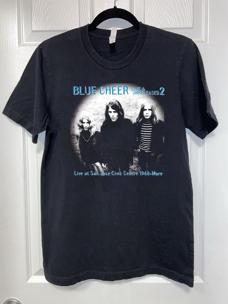 Blue Cheer Band Live And Unreleased 2 T Shirt Black All Size