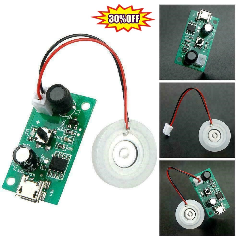 Air Humidifier Driver Board Mist Maker Fogger Ultrasonic Atomization Hot |U.S