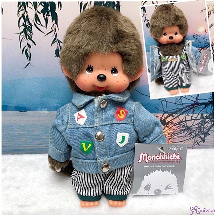 MC012 Monchhichi S Size Autumn Wear Fashion Boy Jeans Jacket & Pants ~ RARE ~