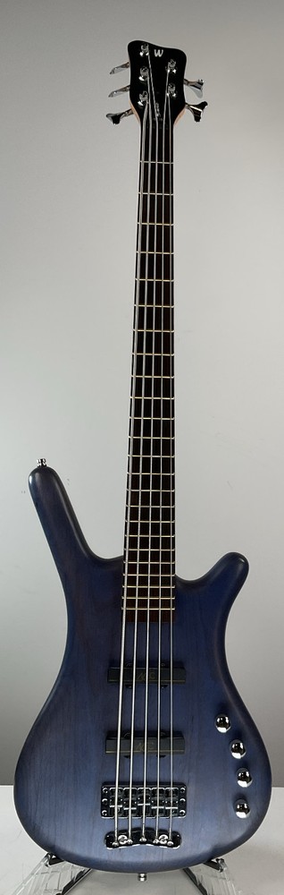 Warwick RB Corvette Basic 5-String Electric Solibdody Bass Guitar, Ocean Blue