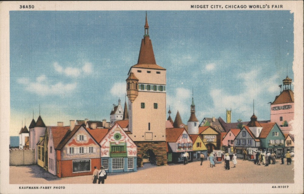 Kaufmann-Fabry Photo Chicago, Illinois IL Midget City, Chicago World's Fair