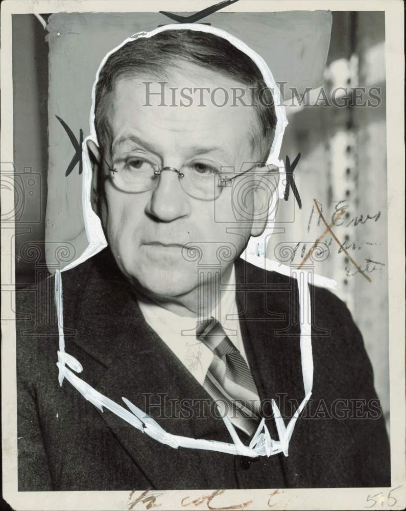1935 Press Photo Harold L. Ickes, Secretary of the Interior - lra91435
