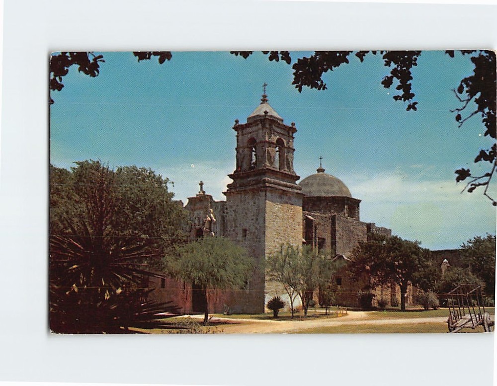 Postcard San Jose Mission San Antonio Texas