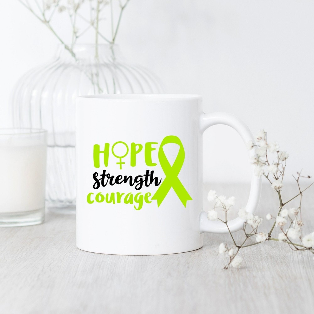 Lymphoma Warrior Strength Courage Chemo Hope Survivor Mug Gift