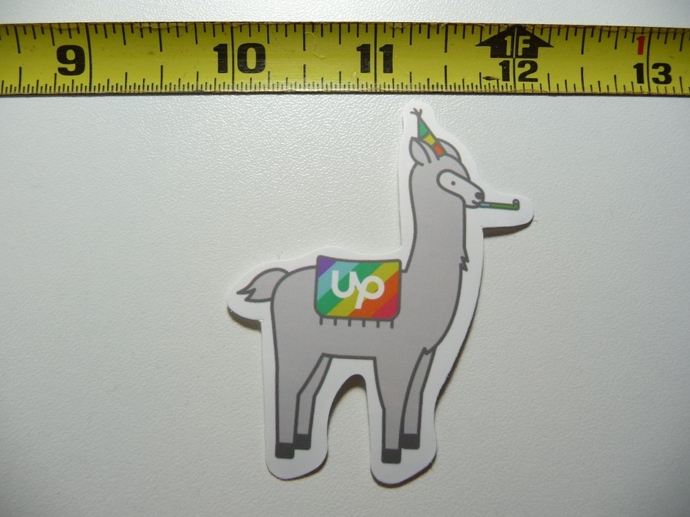 Llama Birthday Party Hat Decal Sticker for Farm Pet Lovers