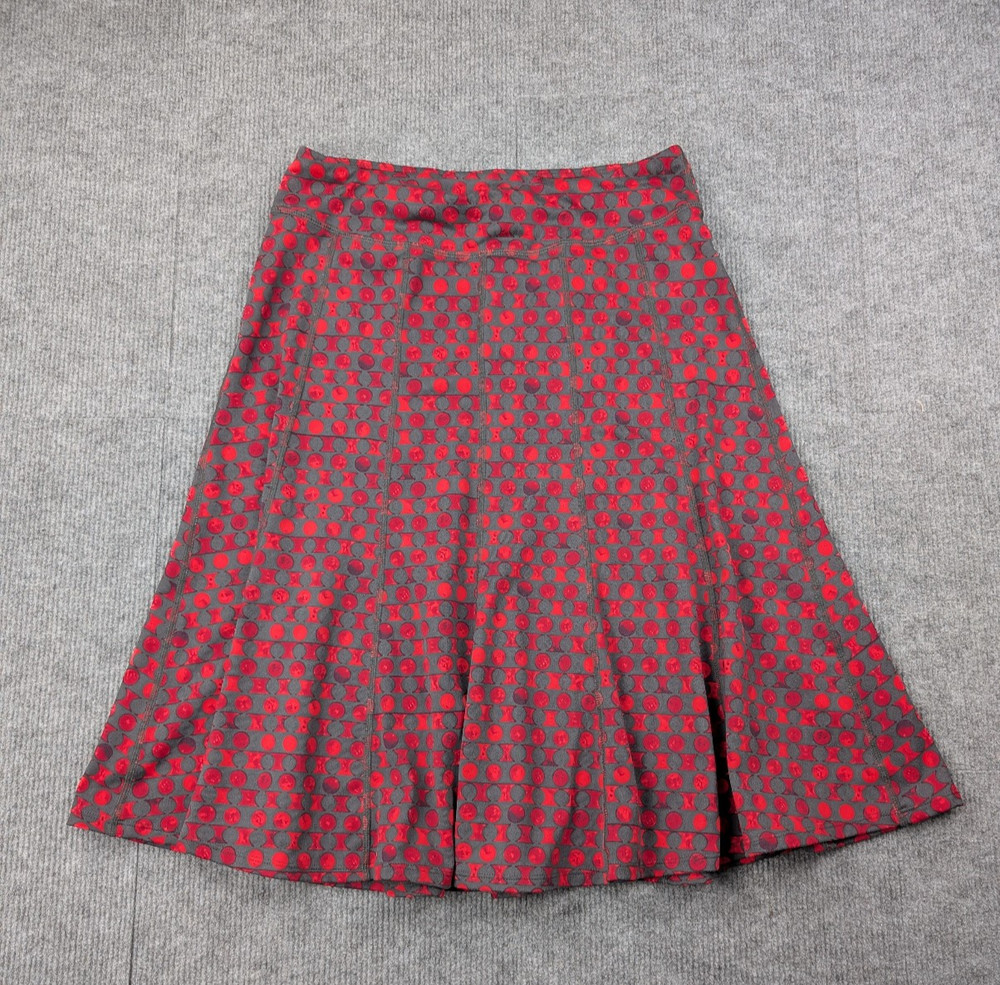 Title Nine Midi Skirt Womens Small Dream Geometric Pull On Athleisure Stretch