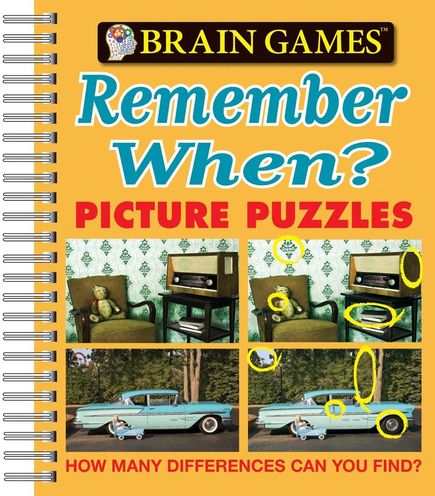 Brain Games - Picture Puzzles: Remember When? - How Many Differences Can You Fi,