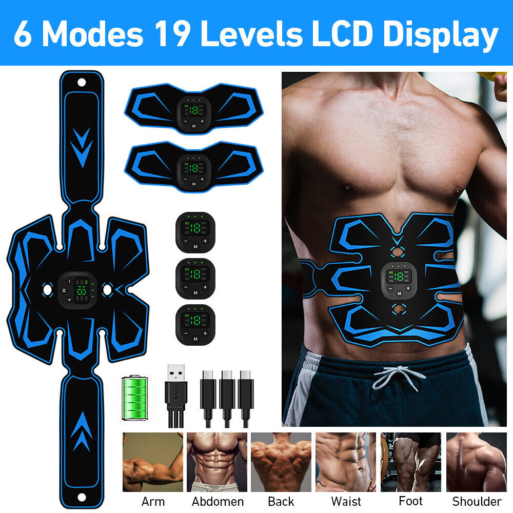 EMS Abdominal Muscle Core Toning Trainer Stimulator Toner Tactical Fitness