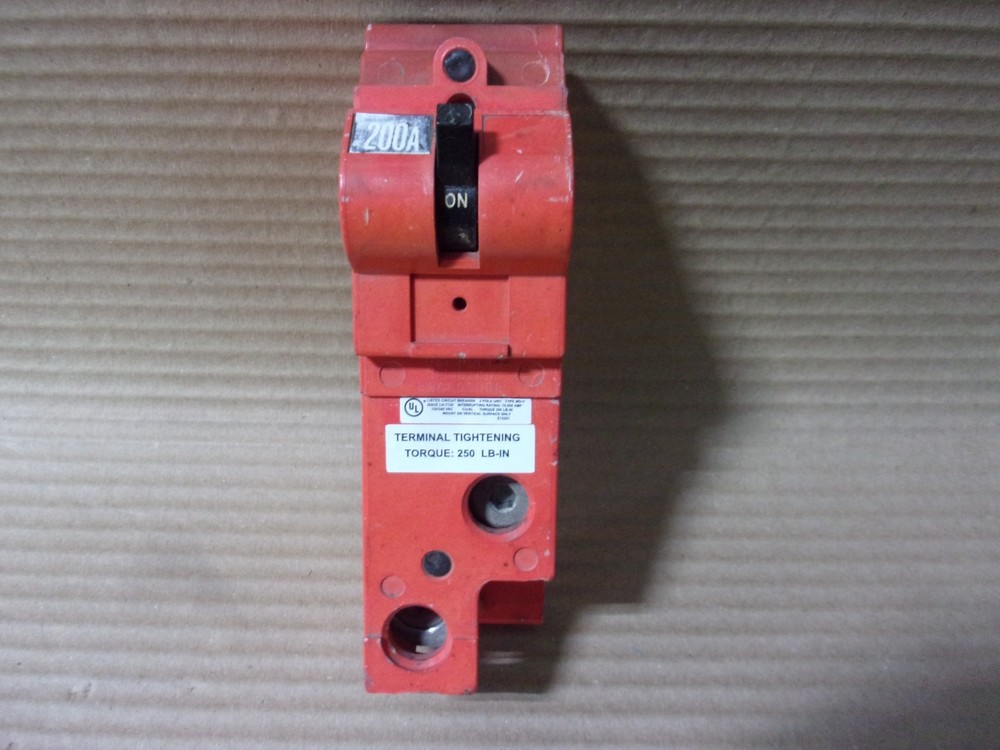 Crouse Hinds Murray MD MDA MD2200V 2 Pole 200 Amp Main Circuit Breaker MD2200