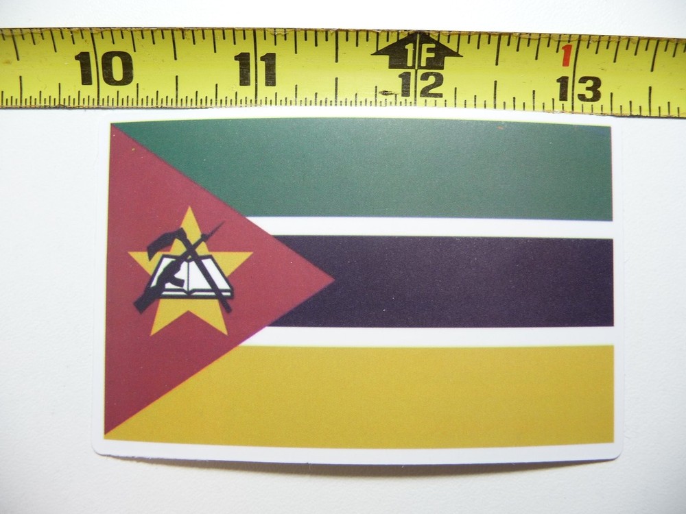 Mozambique Flag Decal Sticker National Pride Patriotic Vinyl