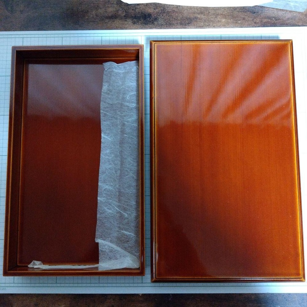 Hida Shunkei Lacquer Small Box for Accessories & Documents Traditional Craft