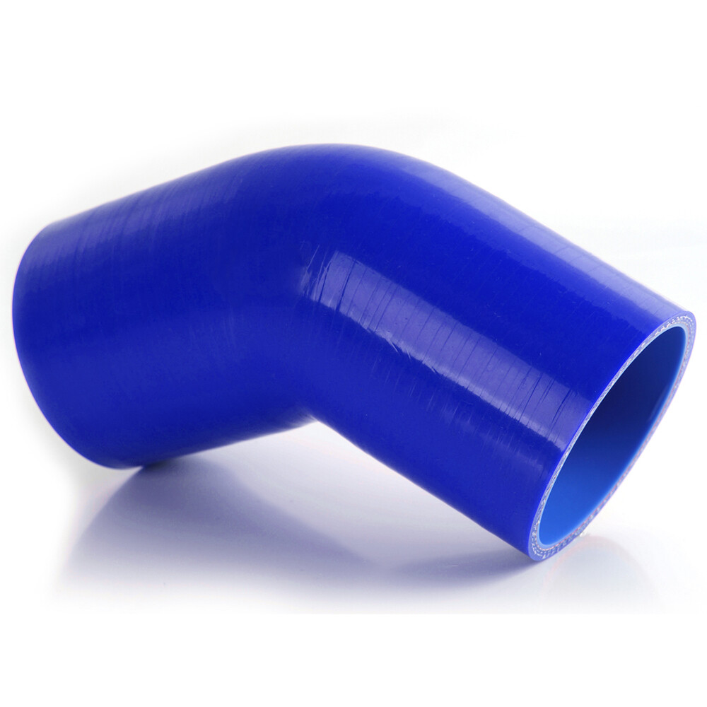 Blue 68mm Silicone Intercooler Elbow Hose 2-11/16