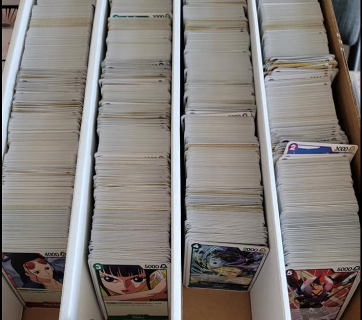 One Piece Tcg 500+ Card Collection Lot! English Near Mint Commons And Uncommons