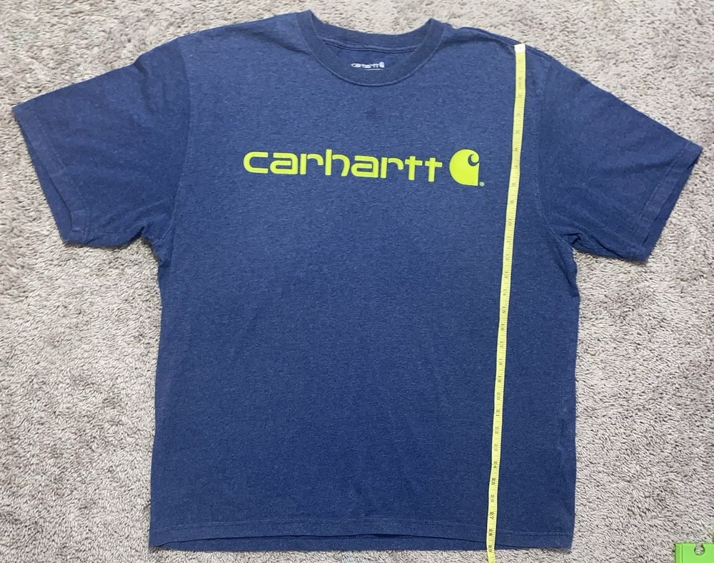 Mens Carhartt Loose Fit T-Shirt Blue SIZE LARGE