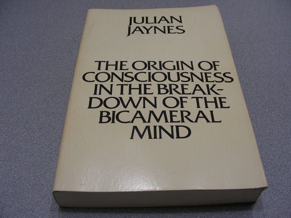 ORIGIN OF CONSCIOUSNESS IN THE BREAKDOWN OF THE BICAMERAL MIND - 1982 PB Book!