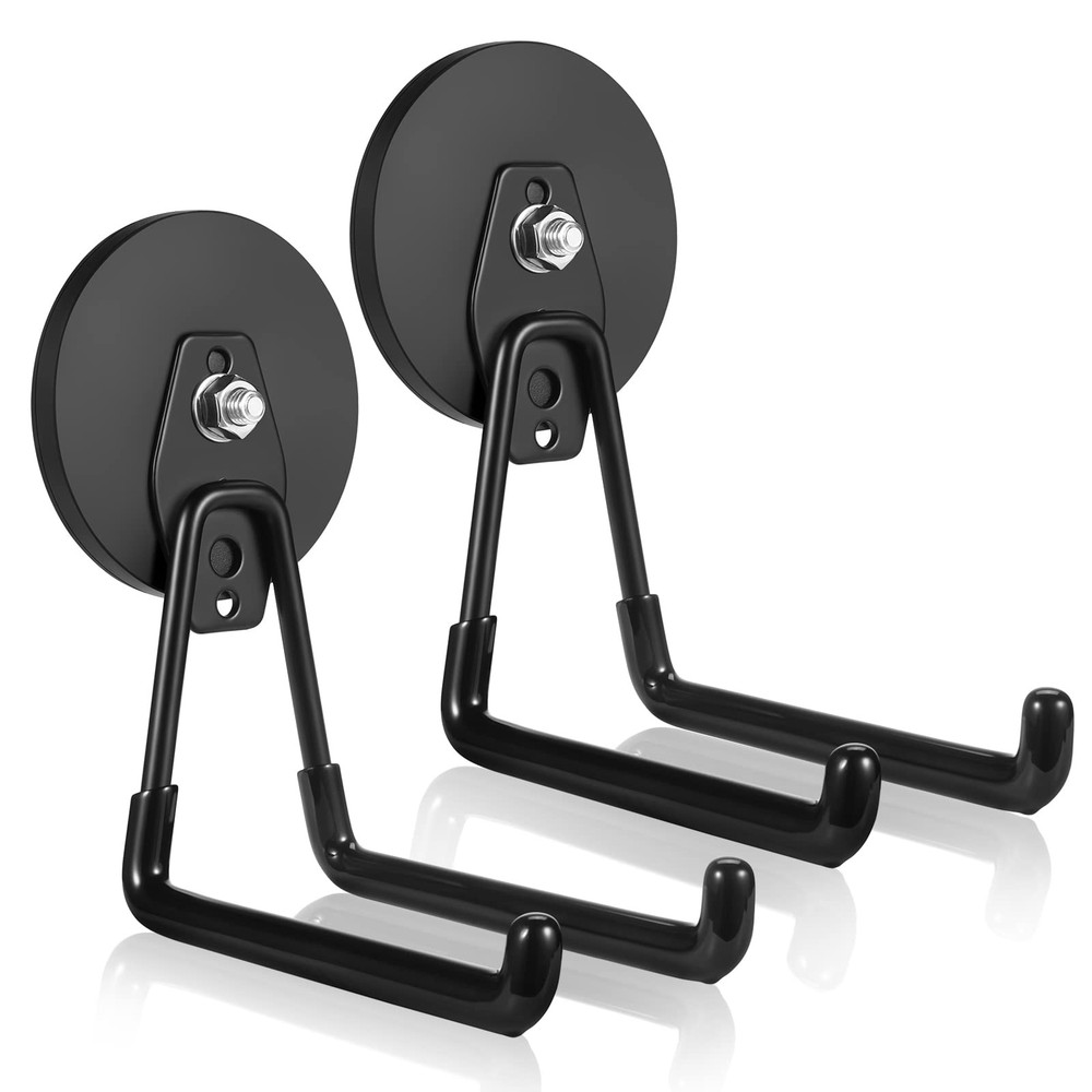 Large Heavy Duty Magnetic Hooks for Strong Garage Storage