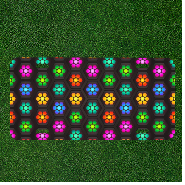 Create Your Unique Custom Car License Plate with Vibrant Pattern Background and Colorful Design Options