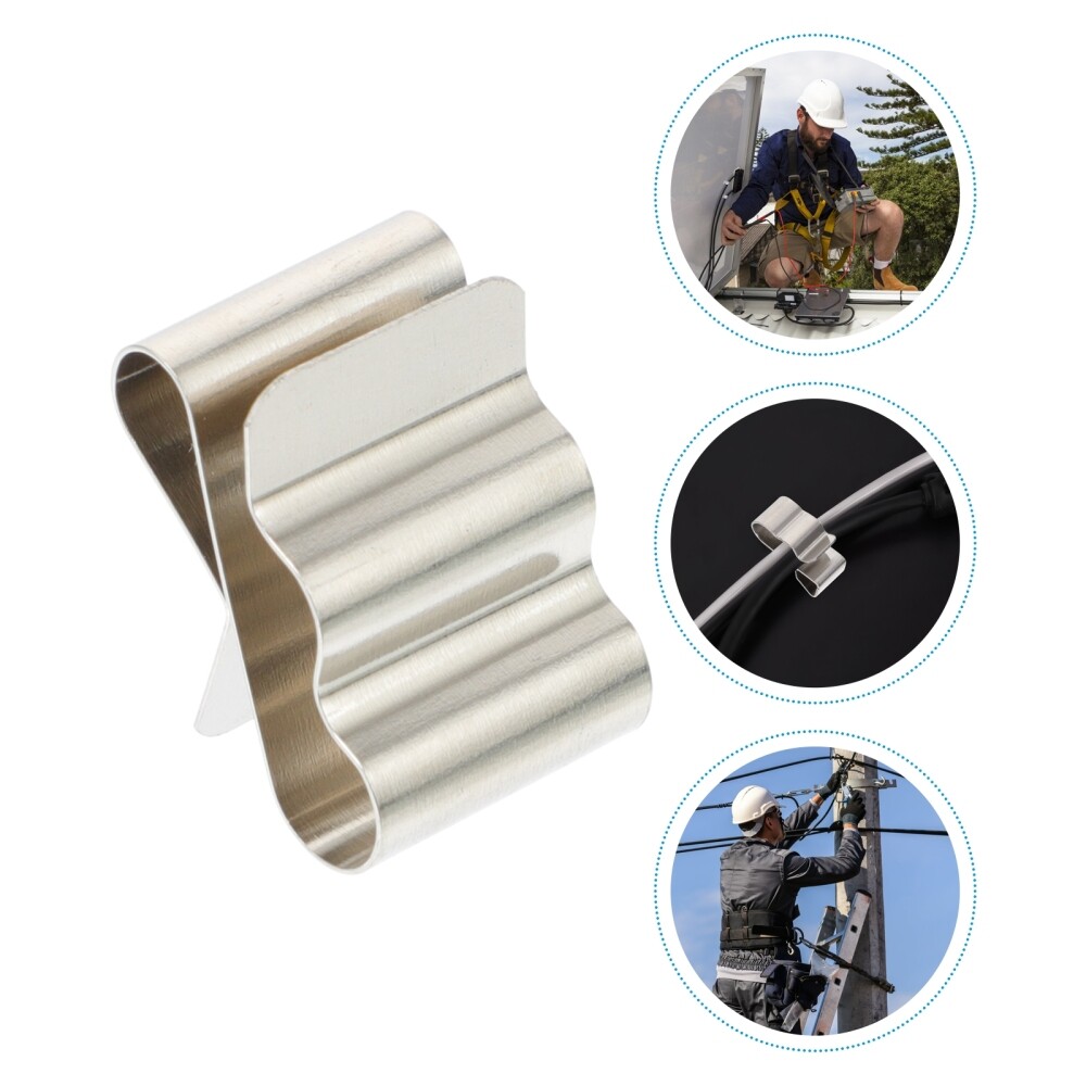 50 Pcs Trailer Frame Cable Clamp Wire Clips Automotive Batteries