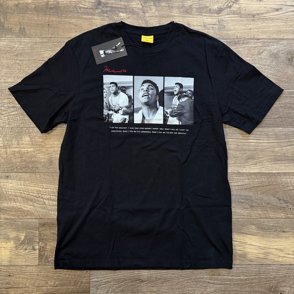 Shoe Palace Muhammad Ali Black Graphic T Shirt 2XL Boxing Legend