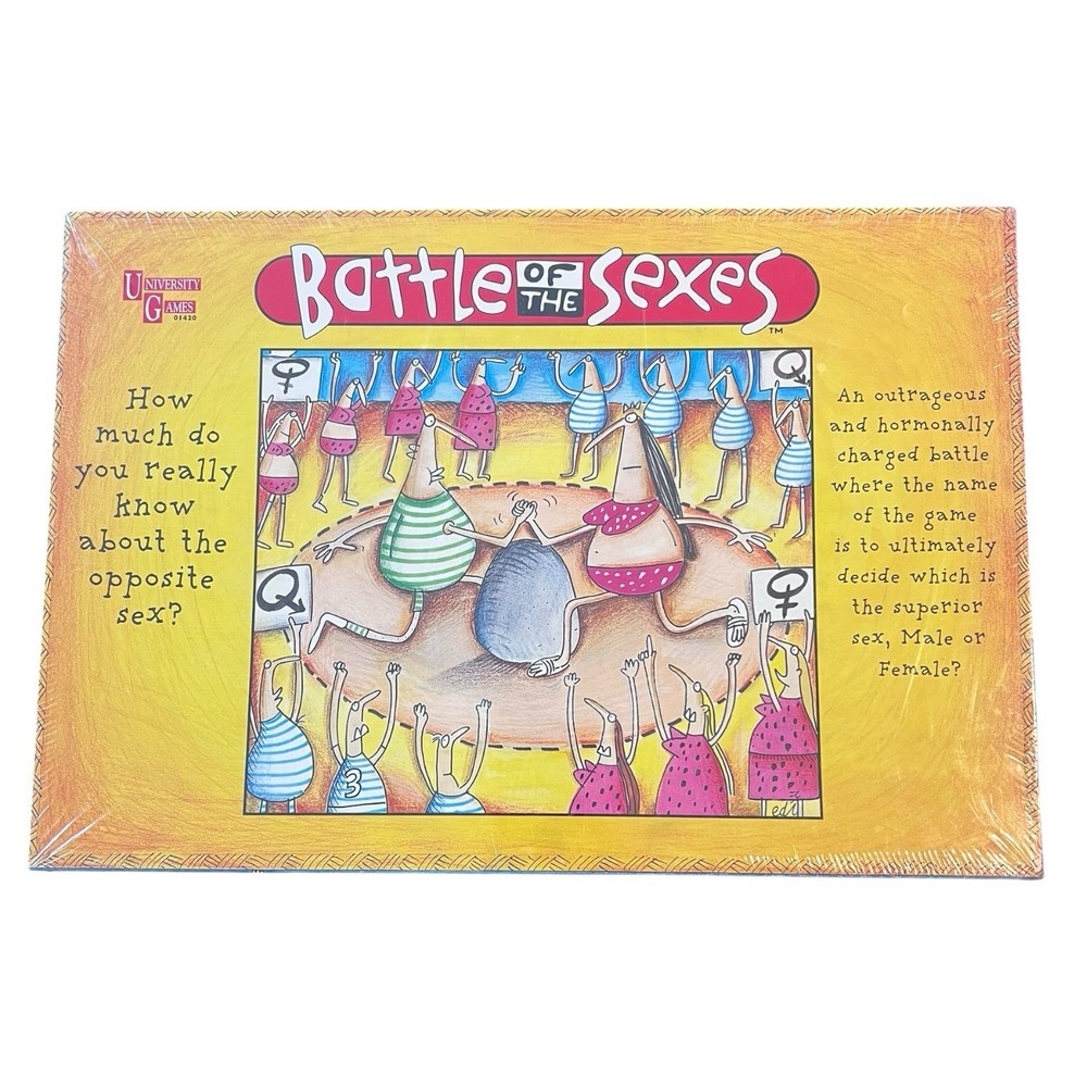 Battle of the Sexes Board Game (University Games) *NEW & SEALED*