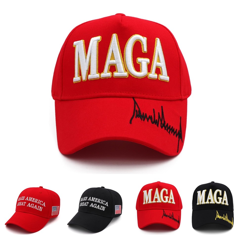MAGA Hat Trump 2024 Hat Embroidered Make America Great Again Donald Trump Slo...