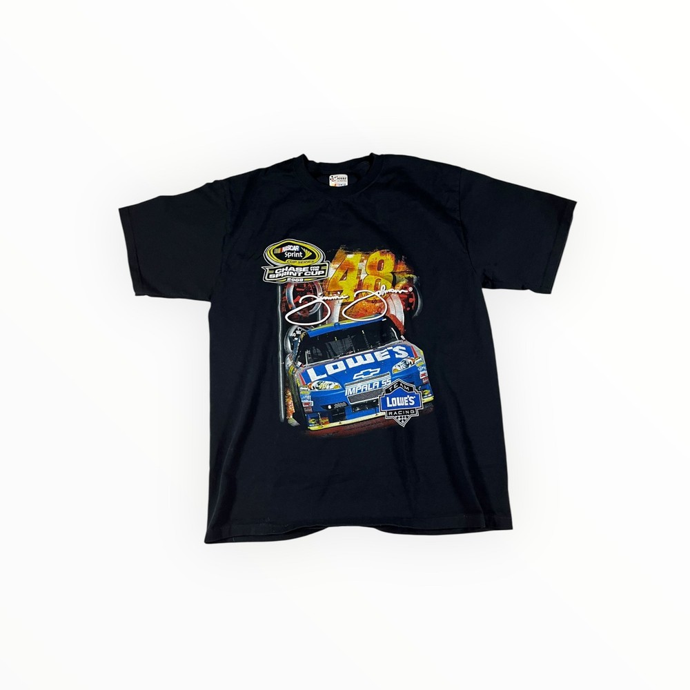 Chase Authentics Jimmie Johnson #48 Lowe's NASCAR Sprint Cup 2009 T-Shirt L