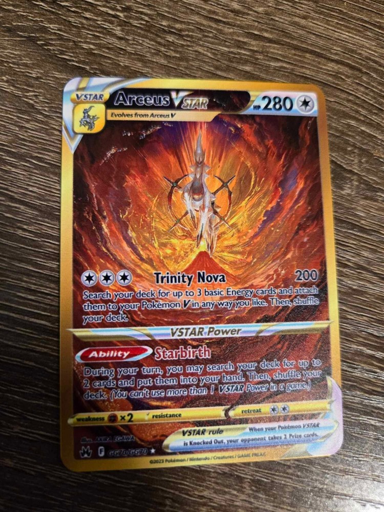 Arceus V STAR  Pokemon Card VMAX Rainbow GX ACG GX EX Alt HOLO Full Art