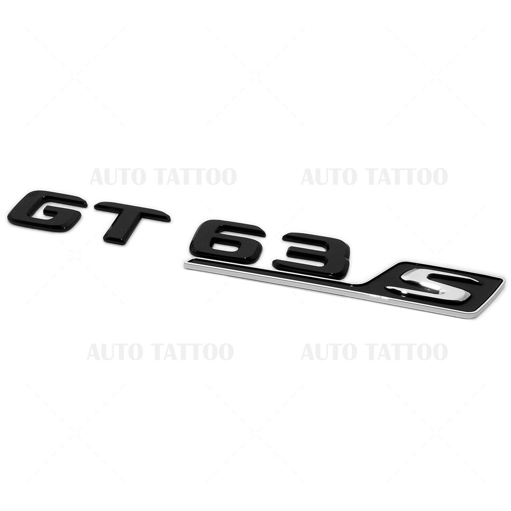 AMG GT 63 S Gloss Black Trunk Badge Emblem for MB Sport Models  