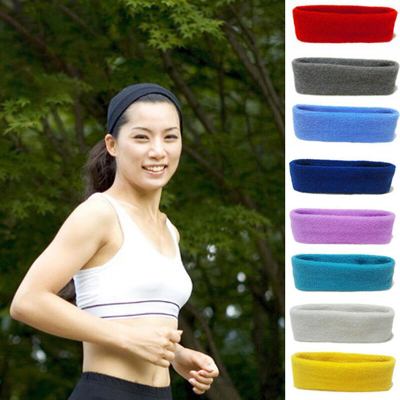 Unisex Stretch Hair Band for Yoga Gym Sports Sweatband