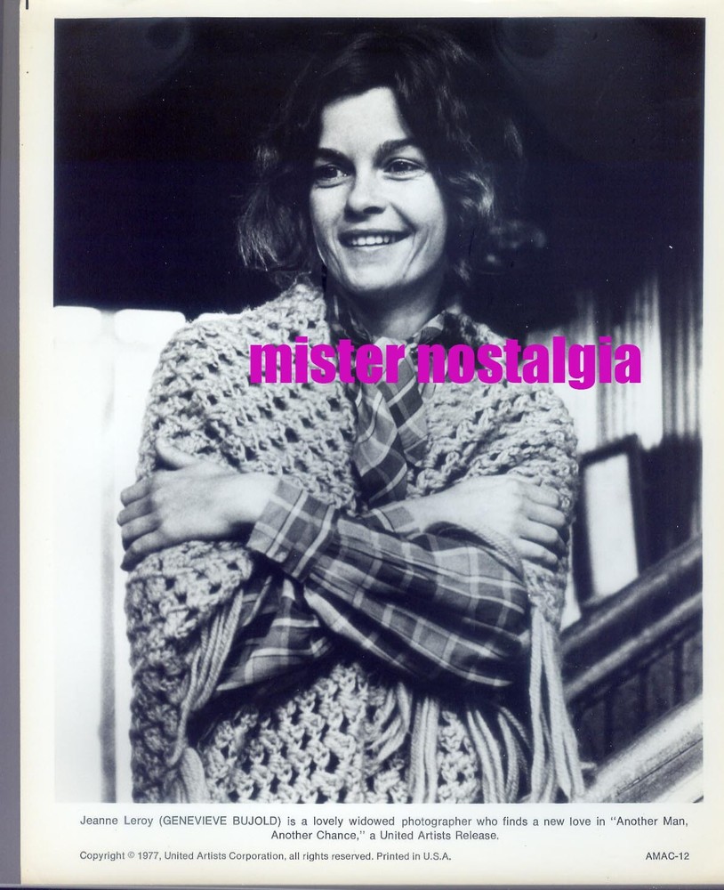 Vintage Photo 1977 Genevieve Bujold Another Man Another Chance