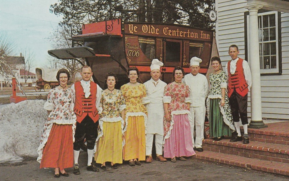 Centerton NJ-New Jersey, Ye Olde Centerton Inn, Advertisement, Vintage Postcard