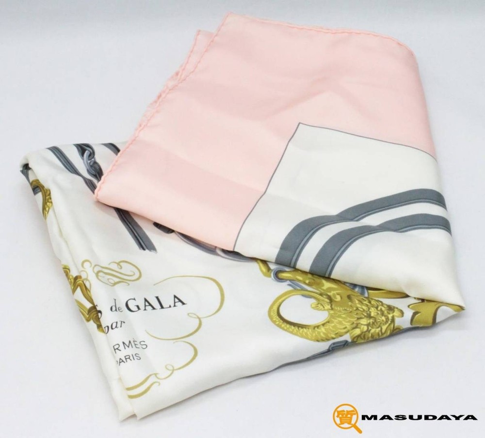 Hermes 90cm Brides de Gala ceremonial bridle boyfriend scarf