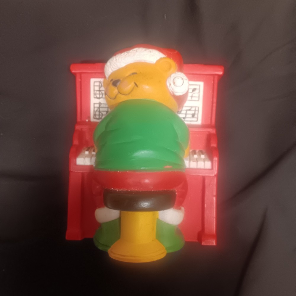VTG Avon Play It Again Mr Keys Musical Bear Piano Plug In Christmas Lights