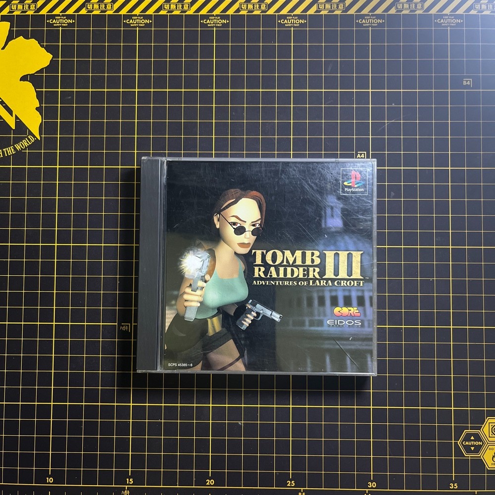PS1 TOMB RAIDER III 3 PlayStation 1 Japam Import Complete CIB