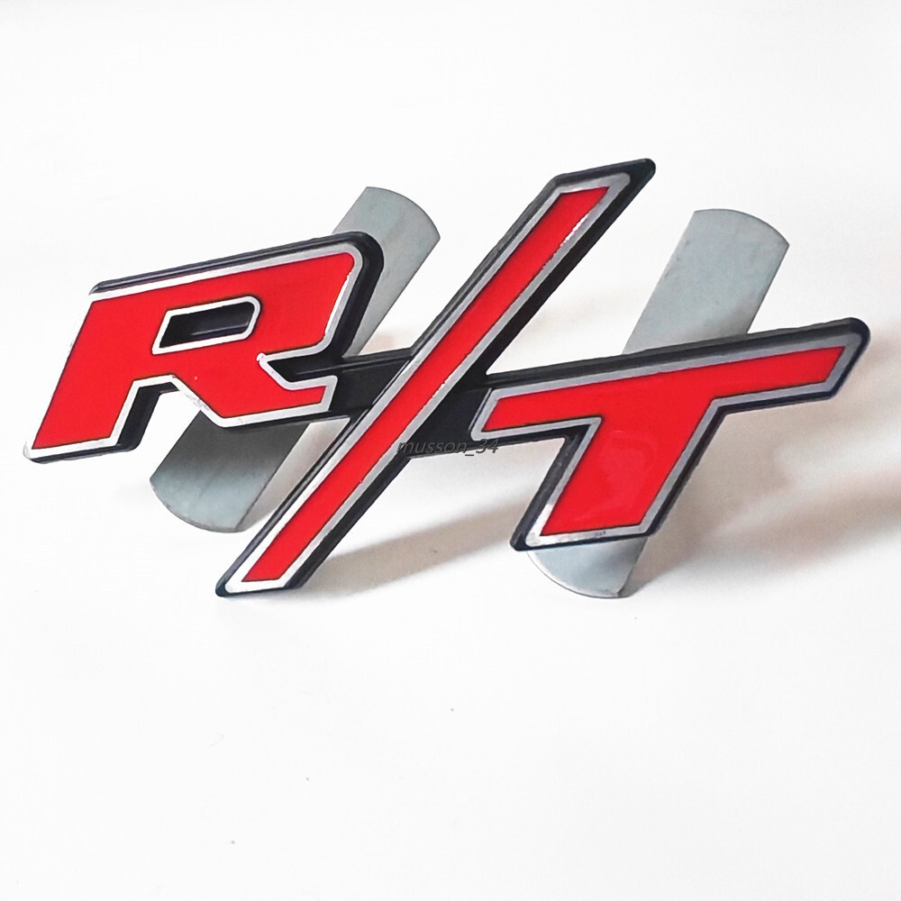 RT R/T Car Front Grille Grill Emblem Badge OEM# Metal Nameplate Spopt Sticker