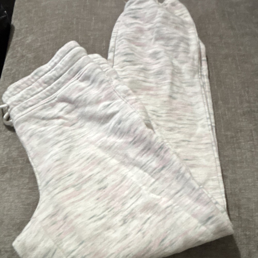 Old Navy Women's Pullover Sweatshirt Medium Regular White Multicolor Heathered