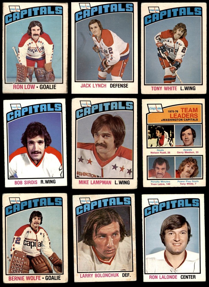 1976-77 O-Pee-Chee Capitals Near Team Set 2.5 - GD+ 6409511 (11 / 19 cards)