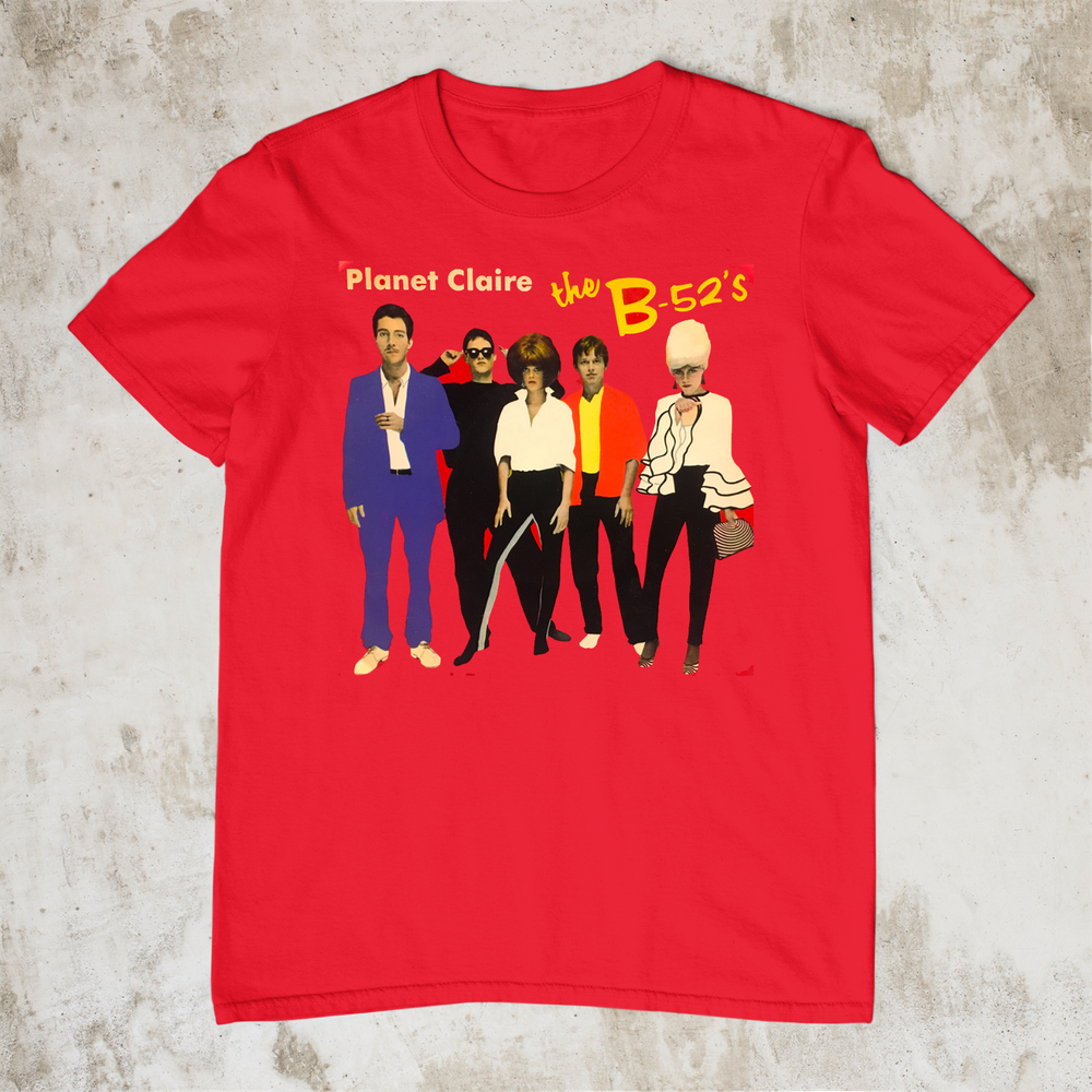 The B-52's band Poster Men T-shirt Red Unisex Tee All Sizes XX276