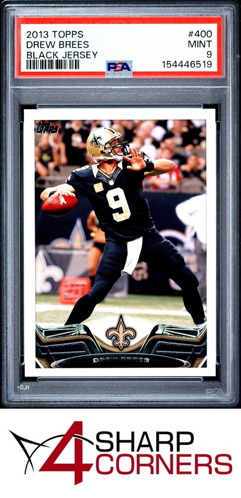 2013 Topps #400 Drew Brees Saints Hof Black Jersey Psa 94SC: The hobby’s top consignment resource on eBay!