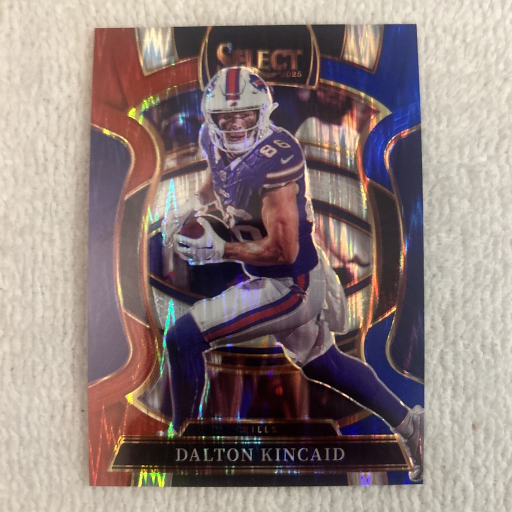2025 Panini Select - Concourse Dalton Kincaid #85 Red & Blue Shock Prizm