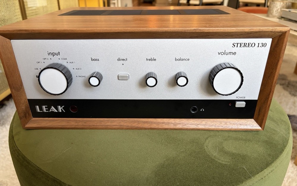 Leak Stereo 130 Integrated Amplifier 200W Class AB Phono AUX Digital aptX DSD