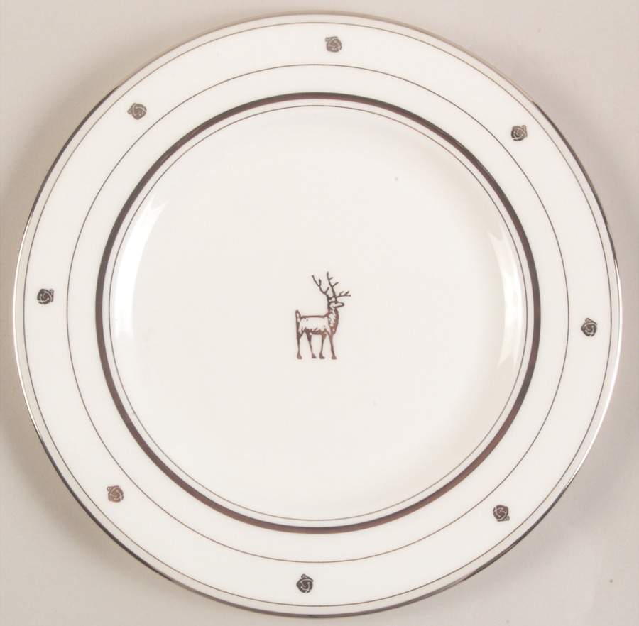 Lenox Donner Road 10-Inch Salad Plate Set of 4 Fine Porcelain China