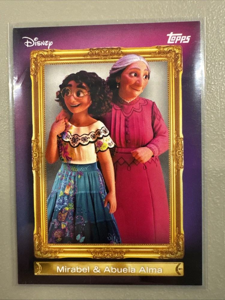 2026 Topps Disney Neon #FF-1 - Mirabel & Abuela Alma - Family First Insert-image
