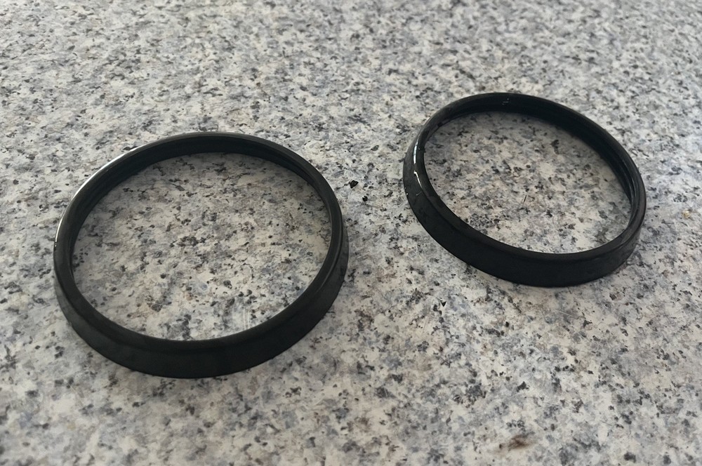 Classic Mini Air Vent Eyeball Rings Surround 2x Austin Right Rover Clubman Mk3 4